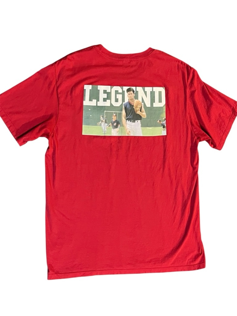 Old Row Legends Wild Thing Rick Vaughn Major League Pocket Tee Size Large - Picture 6 of 7